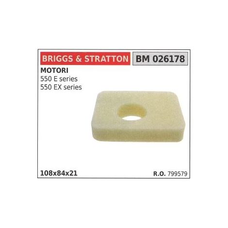 Filtro de aire BRIGGS&STRATTON cortacésped cortacésped 550 e serie ex