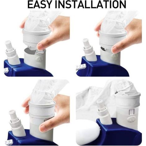 Sac Filtration Piscine - Nylon Résistant - Compatible Polaris 280 Et 480 - Réutilisable Avec Fermeture Éclair - Lot De 2 (1/2)