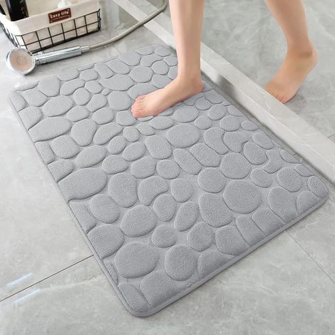 Tapis De Sol - Tapis Absorbant Eau Et Anti-dérapant En Fibre De Polyester - Pour Salle De Bain Cuisine Chambre Salon Entrée - 60 X 90 Cm (1/3)
