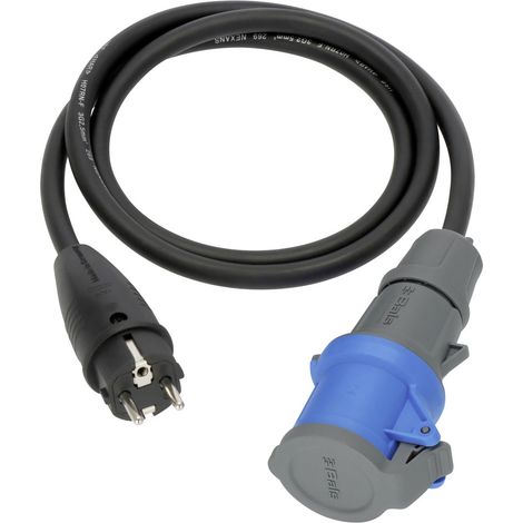 Brennenstuhl Adapterkabel 1,5m Schutzkontaktstecker auf CEE-Kupplung