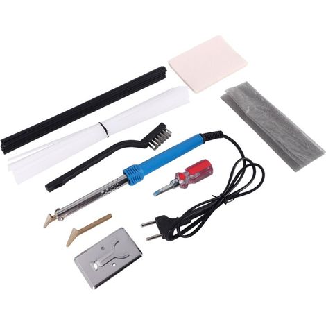 Soudage Plastique, Machine de RéParation Plastique 80 W pour Pare-Chocs Voiture avec 2 Pointes Fer à Souder Prise EuropéEnne (1/4)