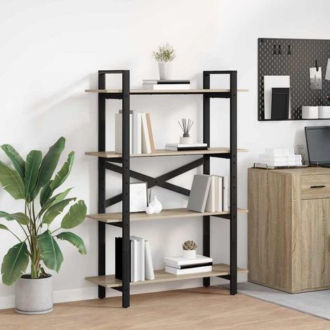 Bücherregal Sonoma-Eiche 100 x 33,5 x 140 cm Holzwerkstoff