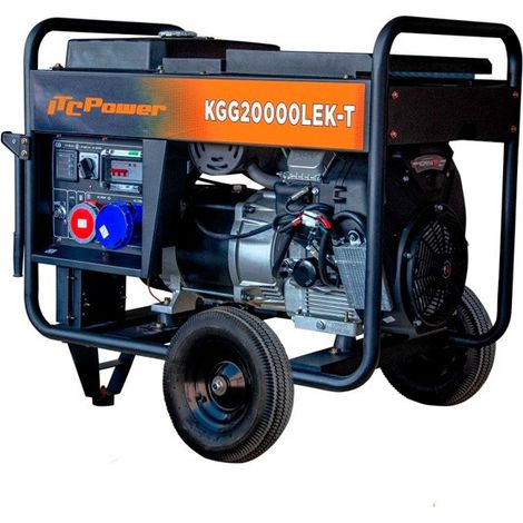 Groupe électrogène GG20000LEKT 15 KW (230V) - 20,6 Kva (400v)