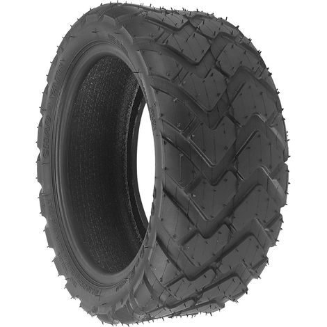 Pneus tubeless 80/60-6 renforcés pour trottinettes électriques et draisiennes de 10 pouces - Pneus élargis, antidérapants et résistants à l'usure (1/5)