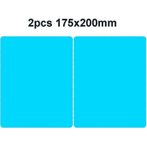 2/4 pièces Film imperméable, antibuée et résistant à la pluie pour rétroviseurs et vitres latérales de voiture - Accessoires autocollants pour voiture (1/5)