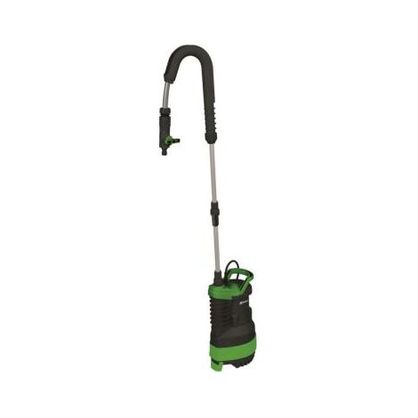 Ribimex – Pompe immergée vide-fût 550W – Débit 5000 L/h – Hauteur de refoulement 20 m – Câble 10 m pour récupérateur d'eau de pluie (1/2)