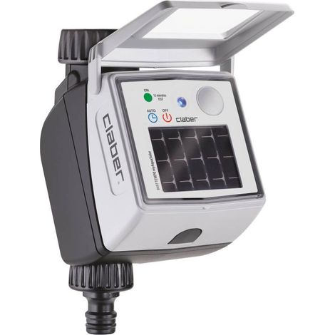 Claber 8497 Tempo myAquaSolar Programmatore Irrigazione 1 Via Solare Bluetooth 2 Programmi Attacco 3-4'' (1/6)