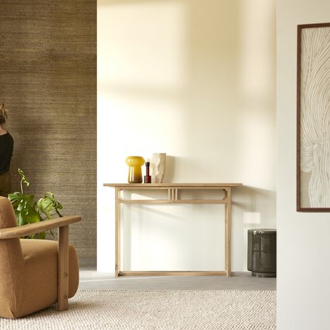 Tikamoon Clovis Console en chêne H 83 cm × L 122 cm × P 40 cm (1/5)