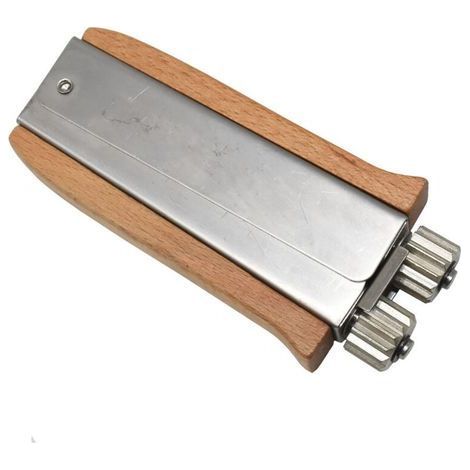 Drahtspanner aus Edelstahl für Bienenrahmen mit Metallrad und Holzgriff – Imkereiausrüstung, Handwerkzeuge für Bienenstöcke (1/5)