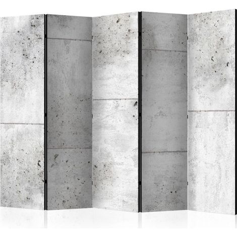 Paravent 5 Volets "Concretum Murum" 172x225cm (1/2)
