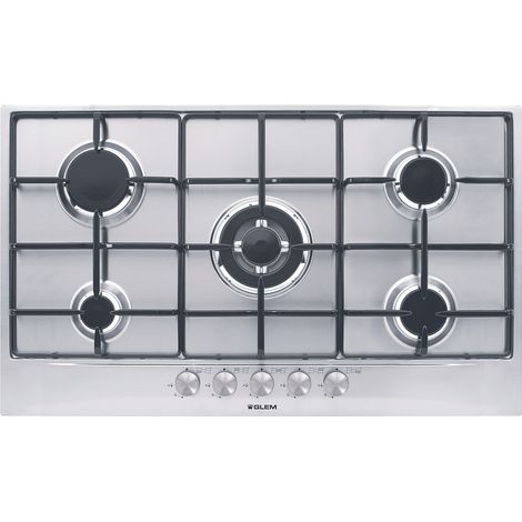 Glem Gas GT955IX piano cottura Acciaio inossidabile Da incasso 90 cm 5 Fornelli (1/5)