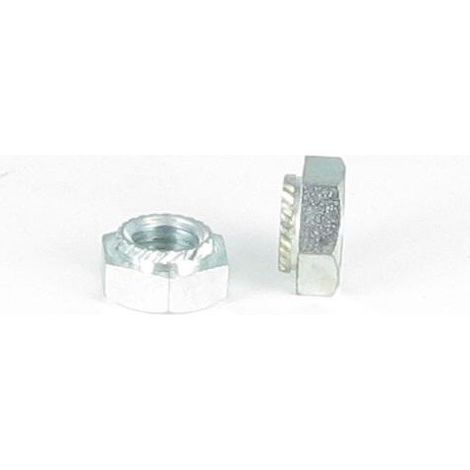 Écrou hexagonale à PRESSER 8 Acier zingué-100 pièces