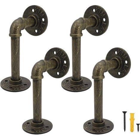 Bracket Metal Wall Shelf Bracket, Shelf Bracket, Vintage L-Shaped Partition Bracket (1/5)