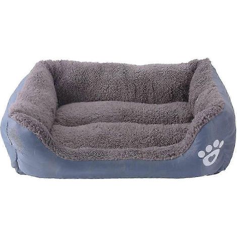 Panier pour chien, chat et chien de petite et moyenne taille, doux et lavable, avec coussin chaud, 66 x 50 cm, 2025 (1/5)