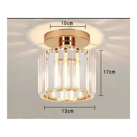 Applique géométrique en fer forgé pour salon, cuisine, grenier, salle à manger, café (ampoule non incluse) lumière ronde blanche dorée E27 (1/3)