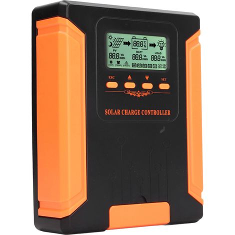 Solar-Laderegler mit 180-V-Eingang, LCD-Anzeige, MPPT-Intelligenter Solarregler, 12 V, 24 V, 36 V, 48 V, Auto 50 A (1/5)