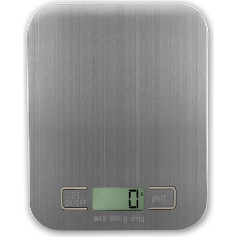 Balance de cuisine 5kg en acier inoxydable (1/3)