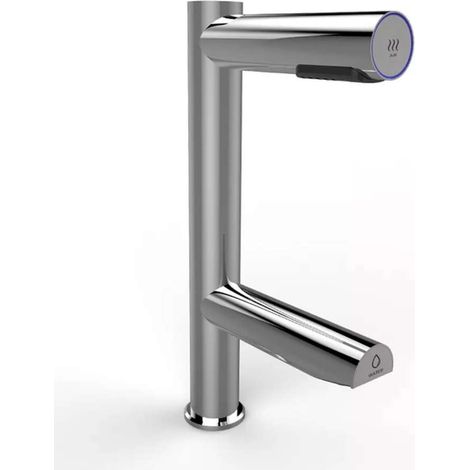 Jet Dryer Secadores - Grifo de lavabo DUO 2en1 con secador de manos, acero inoxidable cepillado 8596220010353