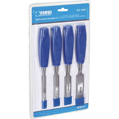 JUEGO DE 4 FORMONES PARA MADERA FERVI 0300