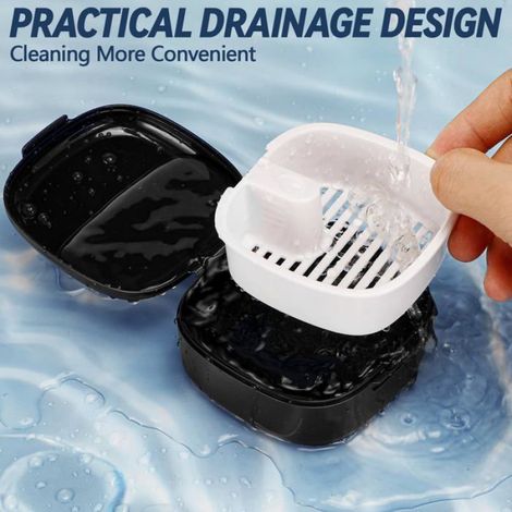 Boîte Prothèses Dentaires - 1 pièce, Avec Tami Rangement Orthodontique - Anti-Humidité Étiquette (1/5)