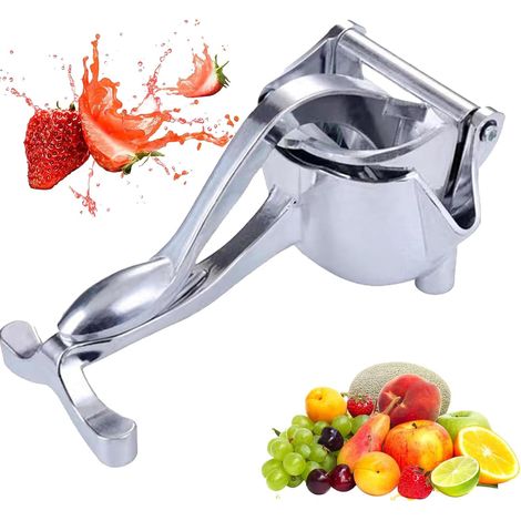 Presse-Fruits Manuel Multifonctions, Extracteur de Jus Manuel Portable, Presse à Fruits Amovible, Convient aux Agrumes, Conception Portable, Amovible et Facile à Nettoyer (1/5)