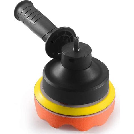 Tête de polissage multifonctionnelle pour voitures, tête de conversion pour polisseuses orbitales avec tampons en mousse/laine, produit de polissage pour voitures