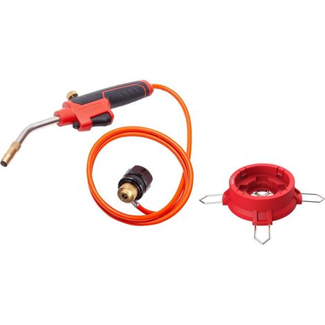 ROTHENBERGER Industrial Multibrenner zum Anschluss an Schraubgaskartusche 7/16“EU + Standfuß Set - 1500005570 (1/5)