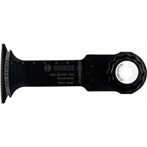 Bosch BIM Tauchsägeblatt MAII 52 APB, Wood and Metal, 70 x 52 mm, 10er-Pack