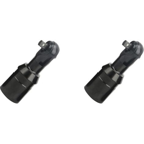 2X Tête de Clé à Cliquet 3/8 Pouces Entraînement Carré 10mm Robuste pour Clé à Cliquet électrique Sans Outil de Qualité Industrielle (1/5)