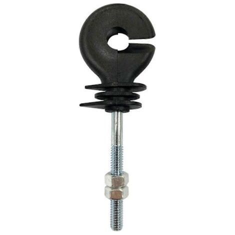 50 isolateurs à écrou plat, isolateurs pour clôture électrique, isolateurs filetés pour clôture électrique, isolateurs spiralés (1/5)
