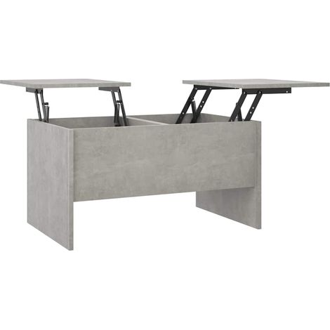Maison Exclusive - Tavolino Salotto Grigio Cemento 80x50x42,5 cm Legno Multistrato