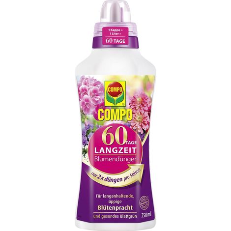 COMPO 60 Tage Langzeit Blumendünger 750ml
