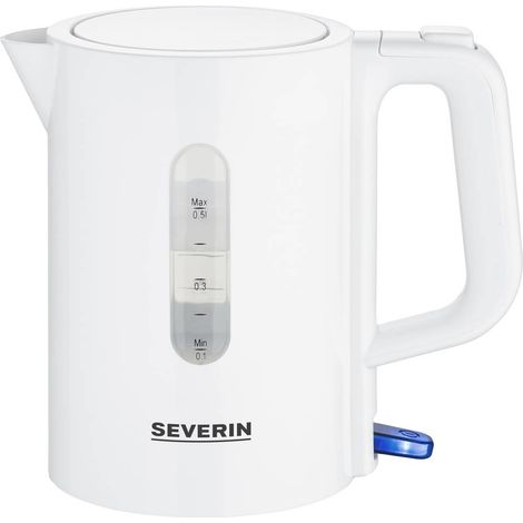 Severin WK 3462 Bollitore senza filo, Protezione da surriscaldamento, Senza BPA Bianco Capacità effettiva: 0.5 l (1/4)