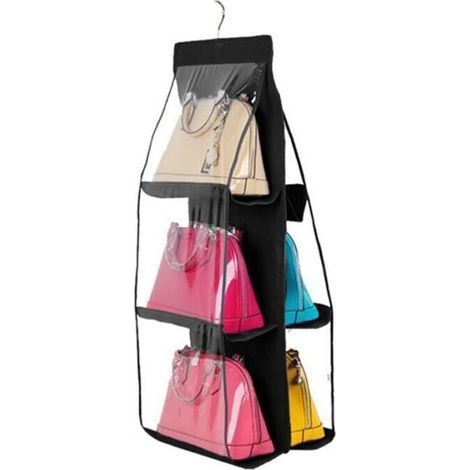 Rangement pour Sac à Main Suspendu Noir