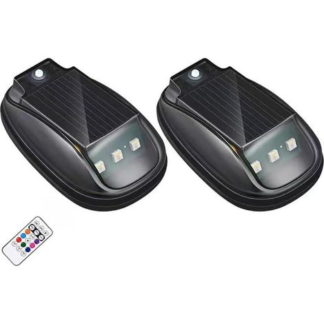 Lumière stroboscopique de voiture, lampe signal solaire sans fil (1/5)