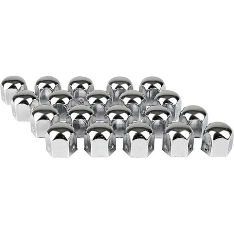 Eufab Copribulloni Adatto per (dimensione vite) 17 mm Cromo Metallo