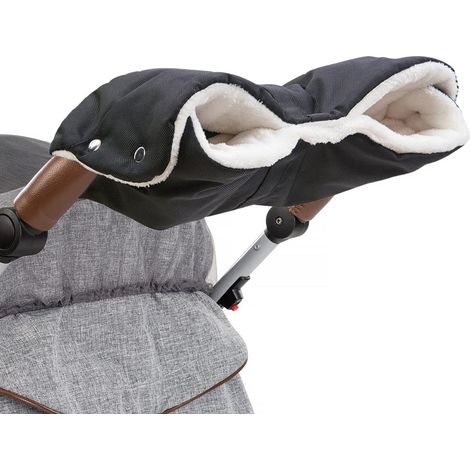 Gants chauds poussette, housse poussette, gants avec intérieur polaire, (1/2)