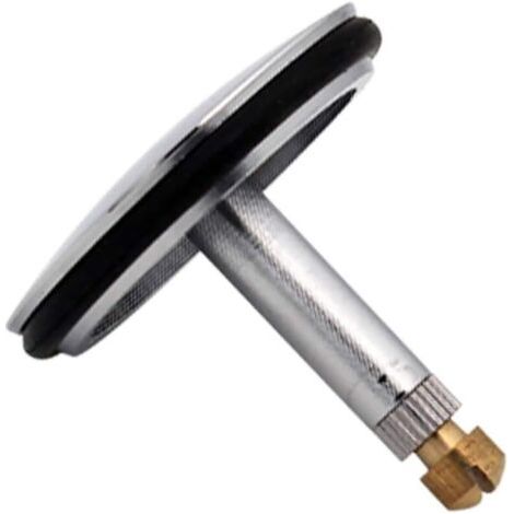 QORVA-Bouchon de baignoire réglable de 43,5 mm, bouton de vidange escamotable entièrement en cuivre pour évier de cuisine