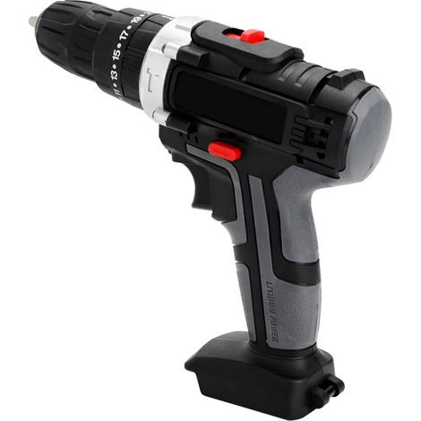 Taladro de impacto eléctrico inalámbrico multifuncional 21VF, con batería de litio de alta potencia, recargable, con motor de escobillas y herramientas eléctricas para bricolaje y mantenimiento del ho