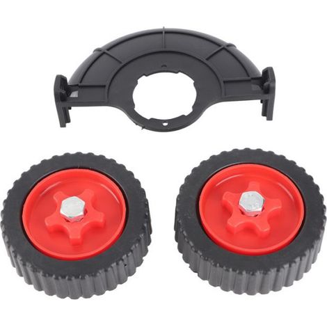 - Roue de Support de tondeuse à gazon, accessoire universel léger pour taille-bordures, pour mauvaises herbes (1/4)