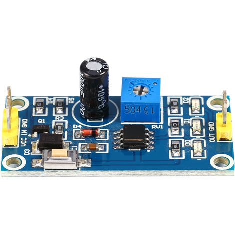Relais temporisé 0-120 s, minuterie 5-12 V, module réglable NE555 avec bouton de test intégré (1/5)