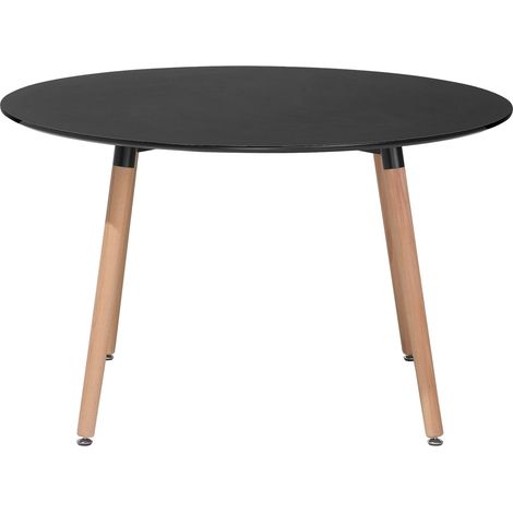 Dining Table BOVIO Black 120 cm 120 cm (1/5)