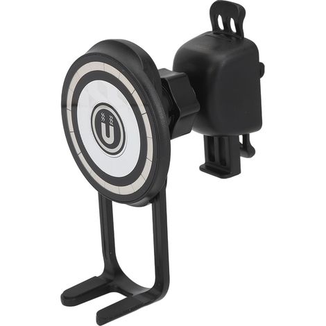 Support magnétique téléphone 4 pièces, fixation aimant puissant pour grille d'aération, chargeur sans fil voiture universel, support véhicule robuste (1/5)