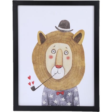 Cadre en bois MDF noir qui a du caractère 30 x 40 cm (11,80 x 15,75 pouces) (1/5)