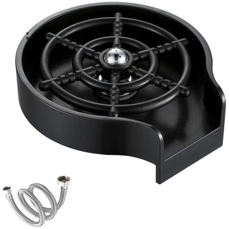 (B) Lave-verres automatique pour éviers, lave-verres pour éviers de cuisine, accessoires pour éviers de cuisine pour la maison, le bar et