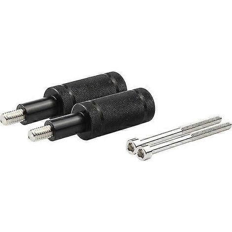 Motorrad-LED-Scheinwerfer-Nebelscheinwerfer-Kotflügelhalterung, verstellbarer Montageständer für Yamaha Xmax 250 300 400 Nmax 155 Universal – Schwarz, 2 Stück