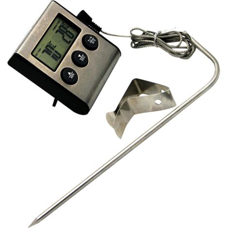 IMIKEYA Thermomètre et Clip Pratique pour Barbecue à Viande Sonde (1/5)