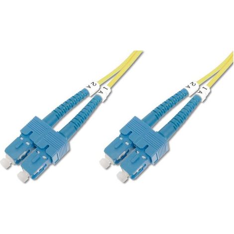 WP WPC-FP0-9SCSC-010 InfiniBand/Glasfaserkabel 1 m SC Gelb
