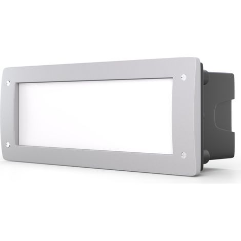 Balise LED encastrable Fumagalli LETI 300 E27 6W - Gris