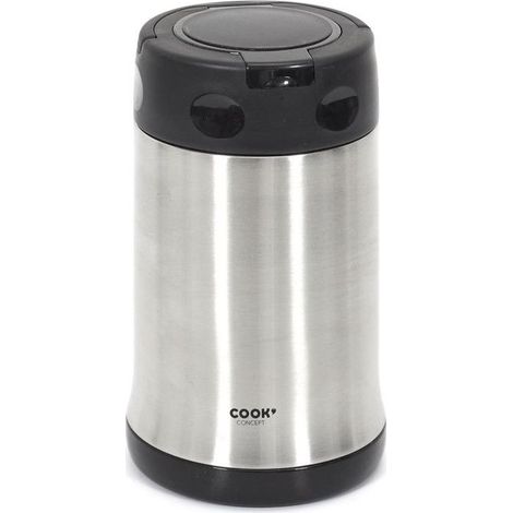 Isolierter Suppentopf - Cook Concept - Silber und Schwarz - 50cl